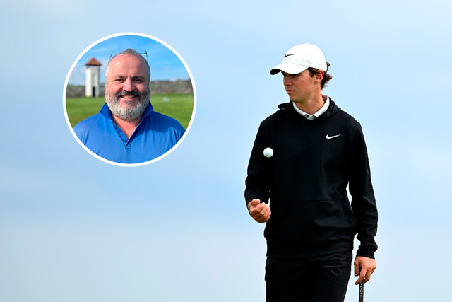 Filip Jakubčík a jeho trenér Ondřej Trupl (koláž GolfExtra.cz). Filip Jakubčík a jeho trenér Ondřej Trupl (koláž GolfExtra.cz).