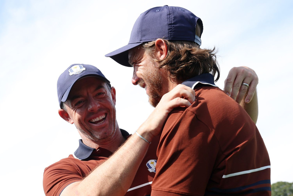 Rory McIlroy a Tommy Fleetwood (foto: GettyImages). Rory McIlroy a Tommy Fleetwood (foto: GettyImages).