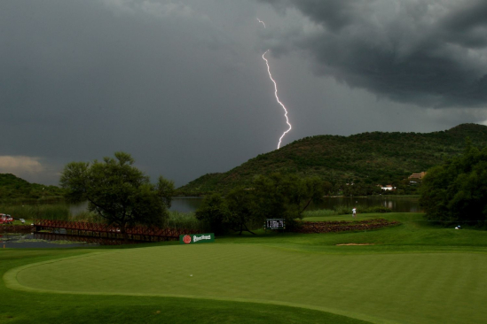 Bouřka na golfu (Foto: Getty Images)