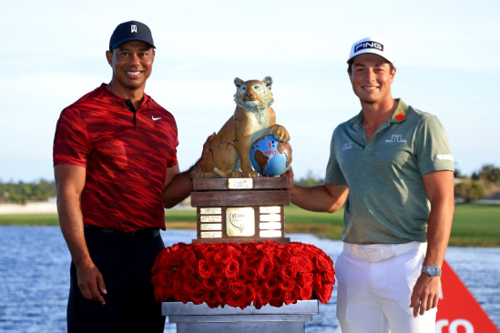 Tiger Woods a Viktor Hovland (Foto: Getty Images)