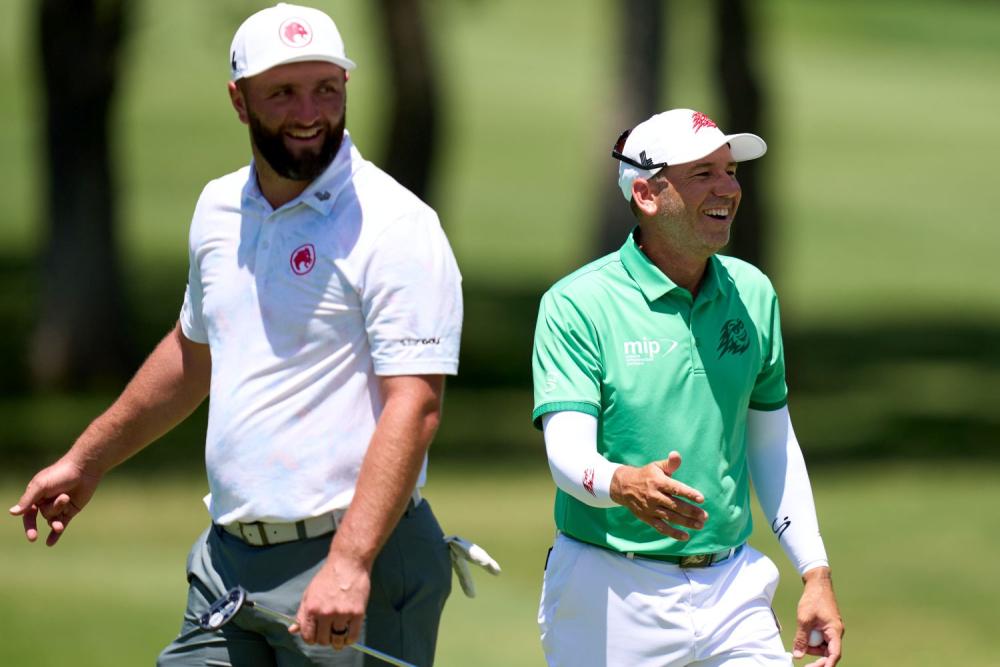 Jon Rahm a Sergio Garcia (Foto: Getty Images)