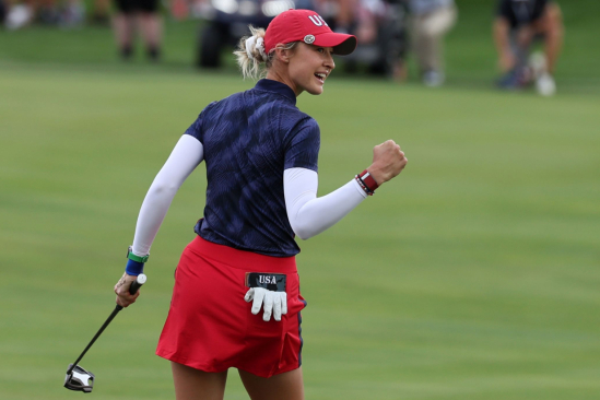 Nelly Korda byla hlavní hvězdou prvního dne Solheim Cupu (foto: GettyImages)