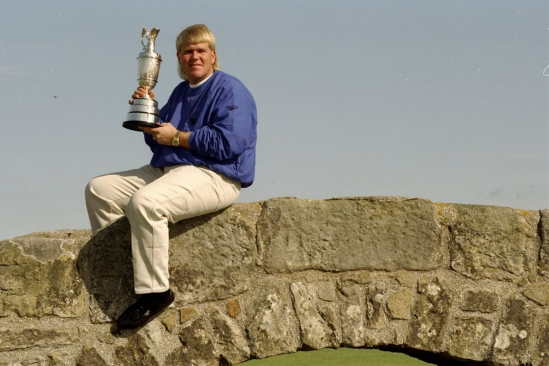 John Daly s Klaretovým džbánem v roce 1995 v St Andrews (foto: GettyImages).