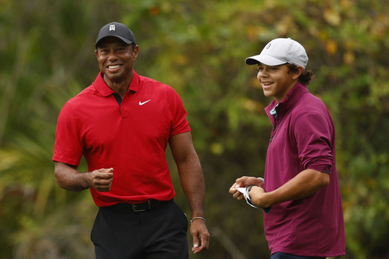 Tiger Woods a Charlie Woods (Foto: Getty Images)