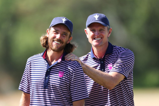 Tommy Fleetwood a Justin Rose (Foto: GettyImages)