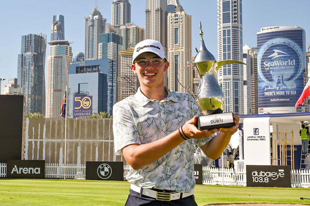 Louis Klein (Foto: Junior Dubai Desert Classic)