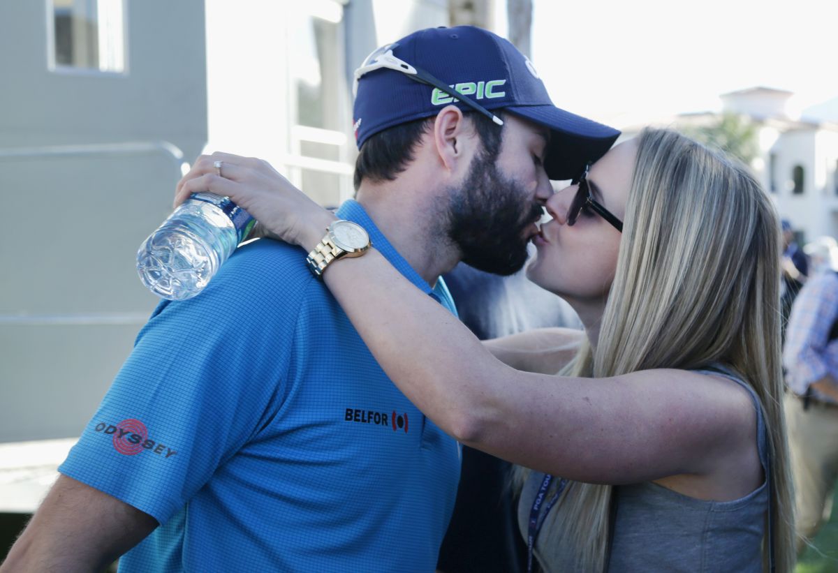 Adam Hadwin a Jessica Kippenberger