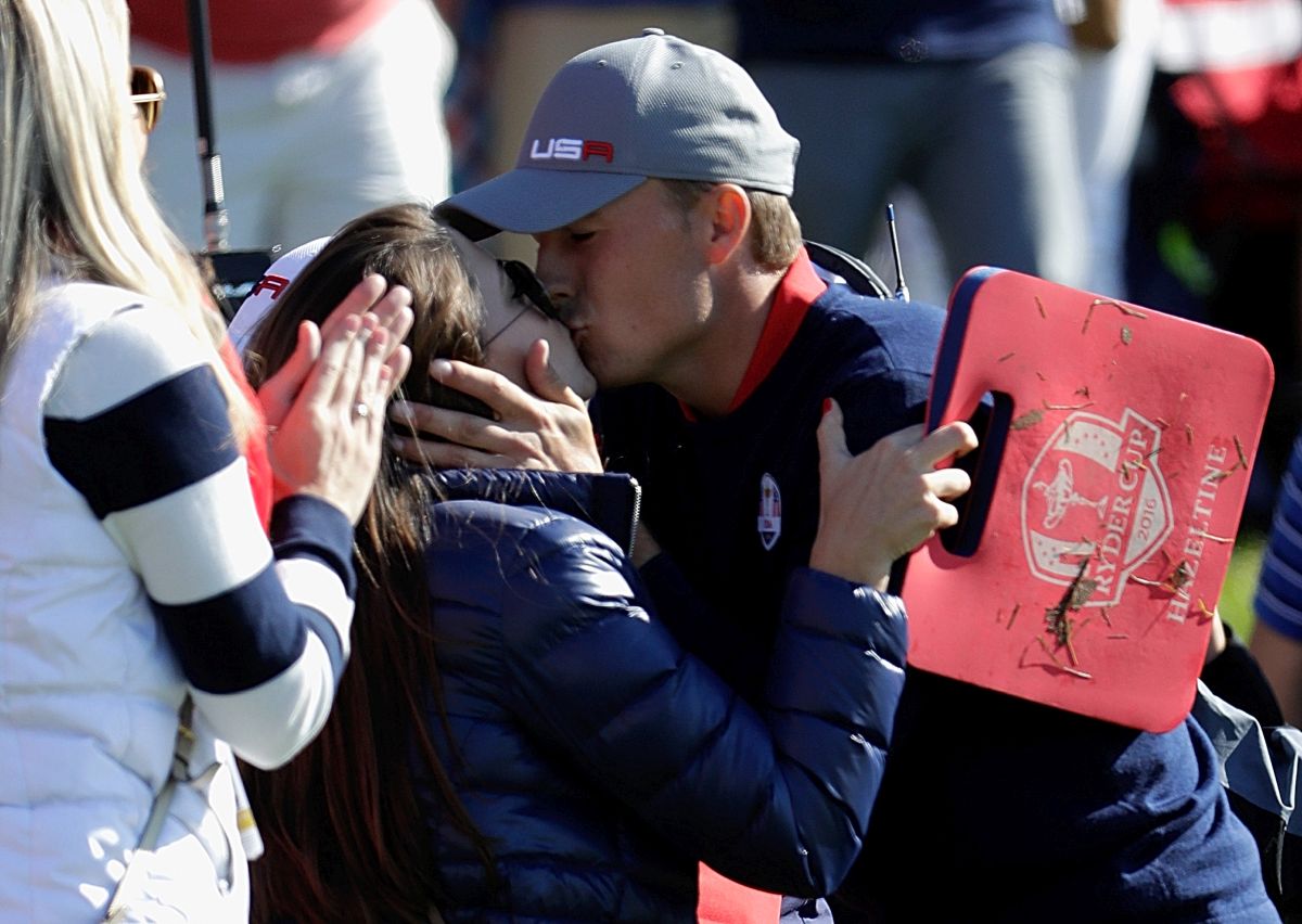 Jordan Spieth a Annie Verret