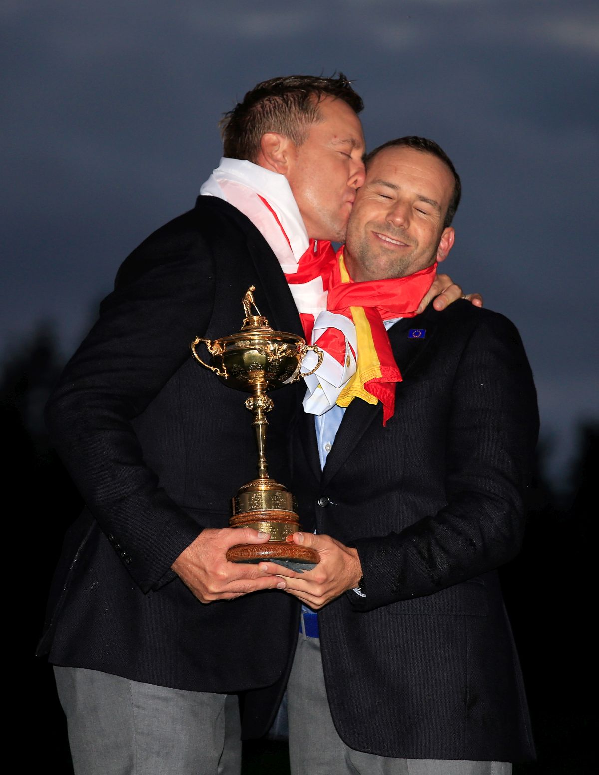 Ian Poulter a Sergio Garcia