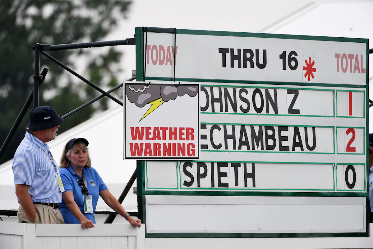 US Open - počasí