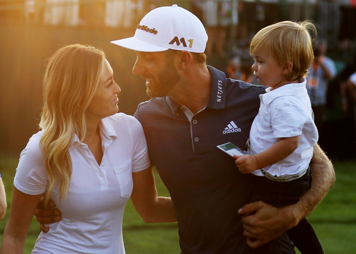 Dustin Johnson, Paulina Gretzky a Tatum