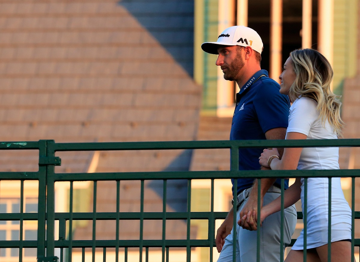 Dustin Johnson a Paulina Gretzky