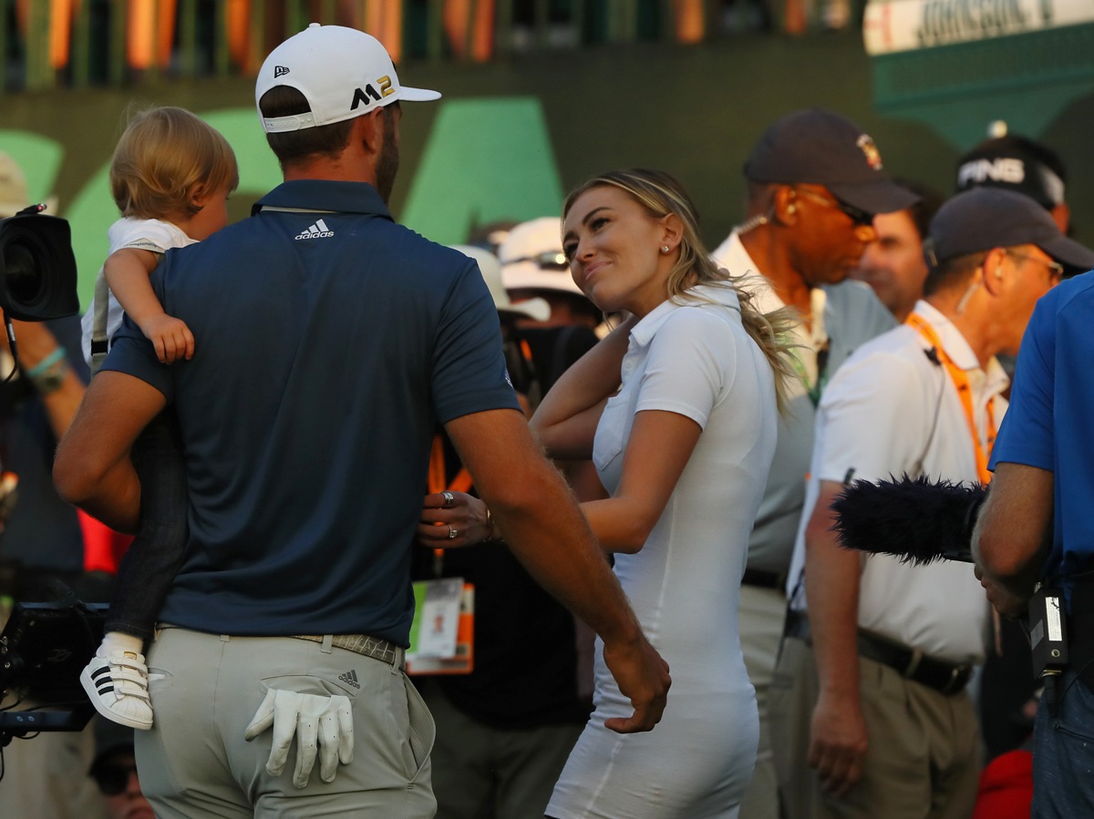 Dustin Johnson, Paulina Gretzky a Tatum