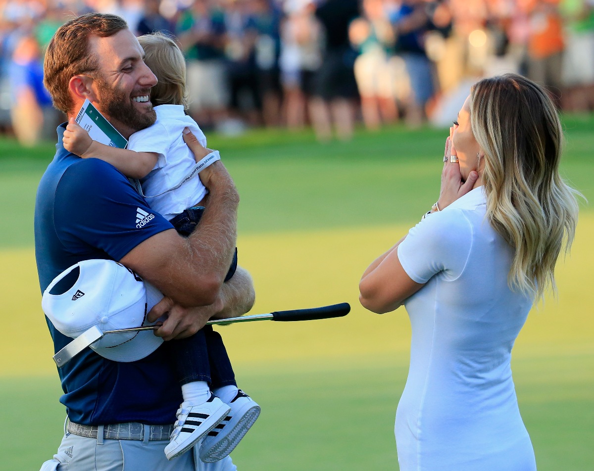 Dustin Johnson, Paulina Gretzky a Tatum