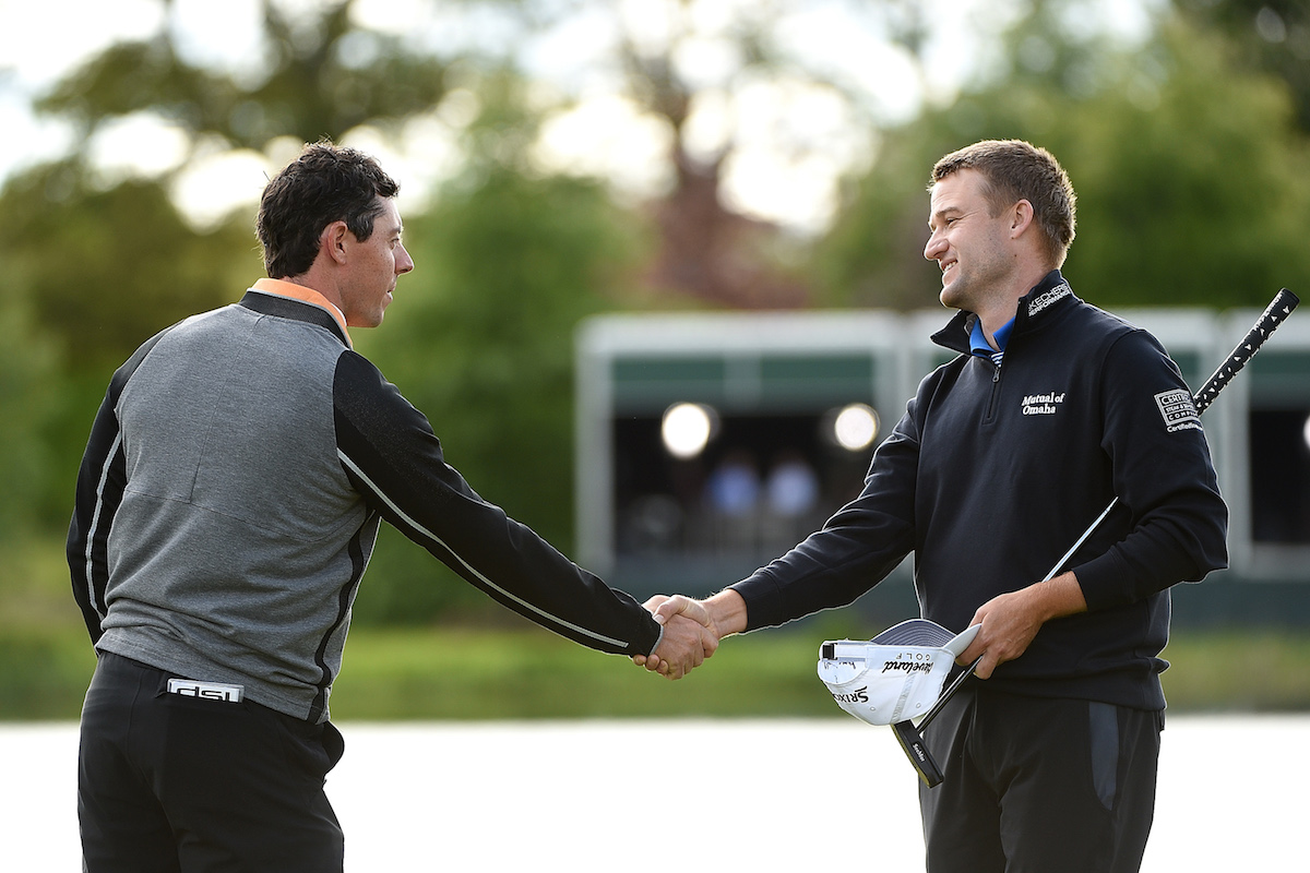 Rory McIlroy a Russell Knox