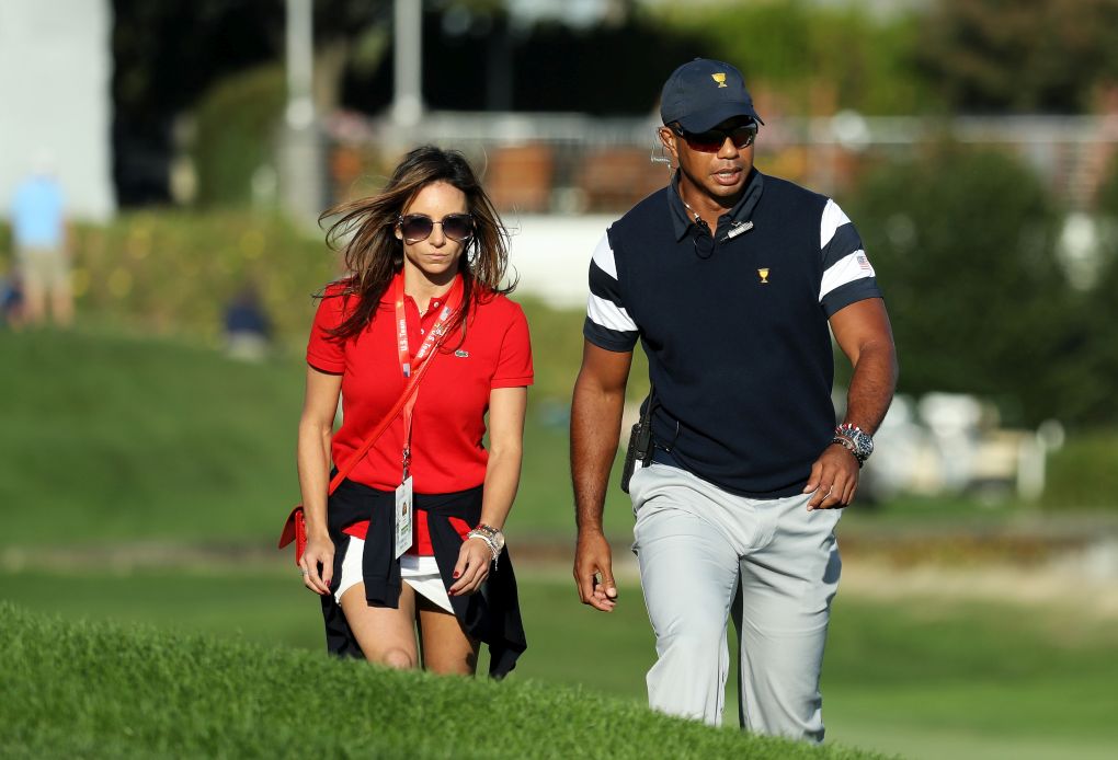 Erica Herman a Tiger Woods