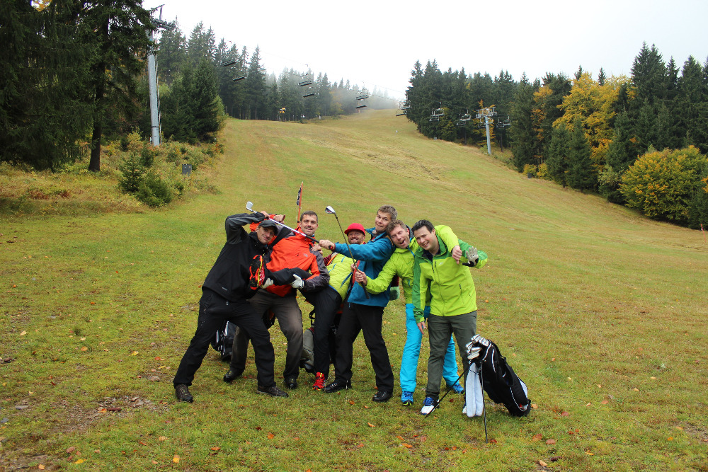 Extrémní golf v Orlických horách