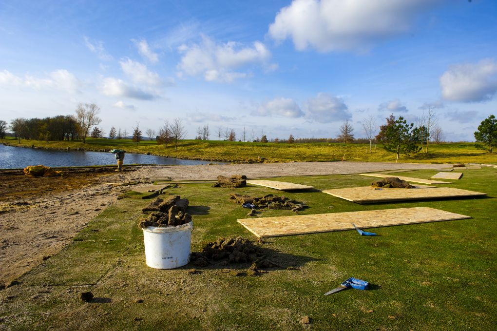 Albatross změny na 18. greenu