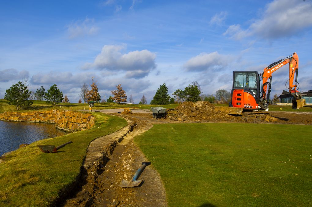 Albatross změny na 18. greenu