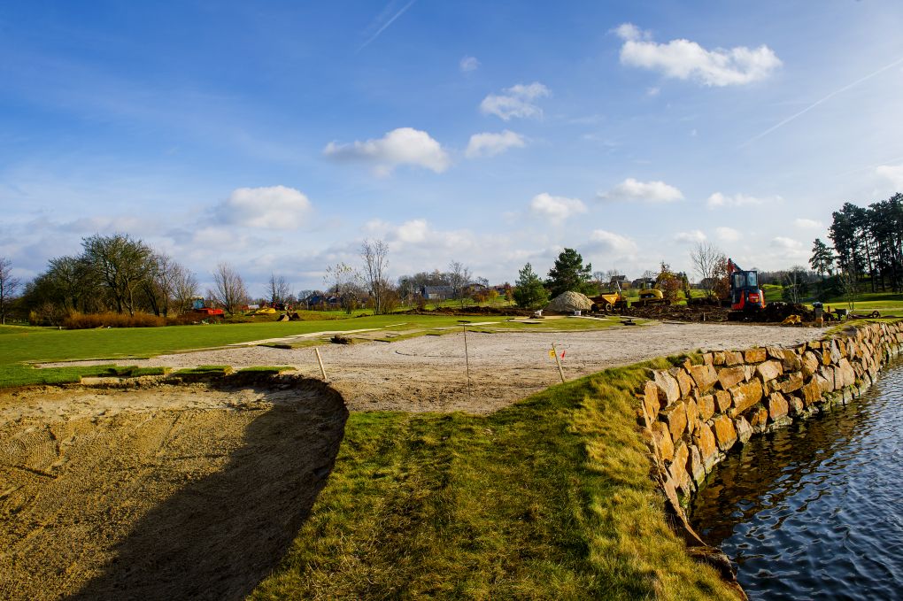 Albatross změny na 18. greenu