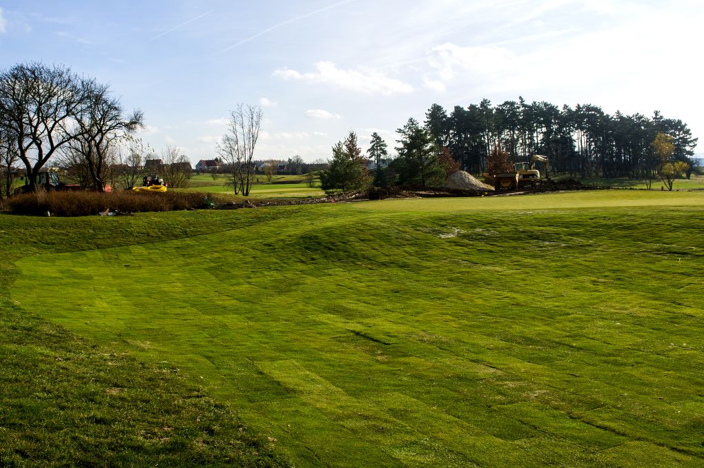 Albatross změny na 18. greenu