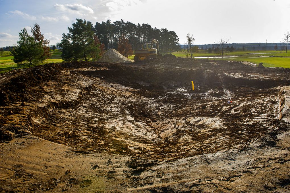 Albatross změny na 18. greenu