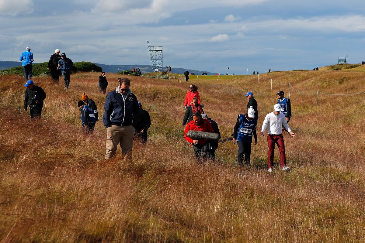 Hledání míčku - Scottish Open