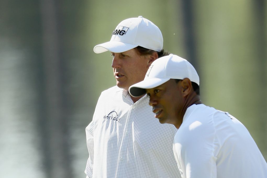 Tiger Woods a Phil Mickelson