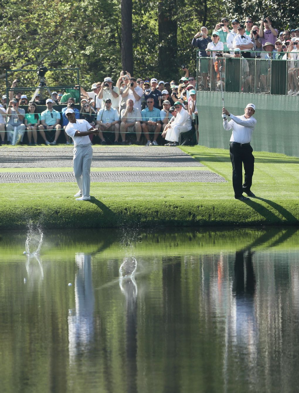 Tiger Woods a Phil Mickelson