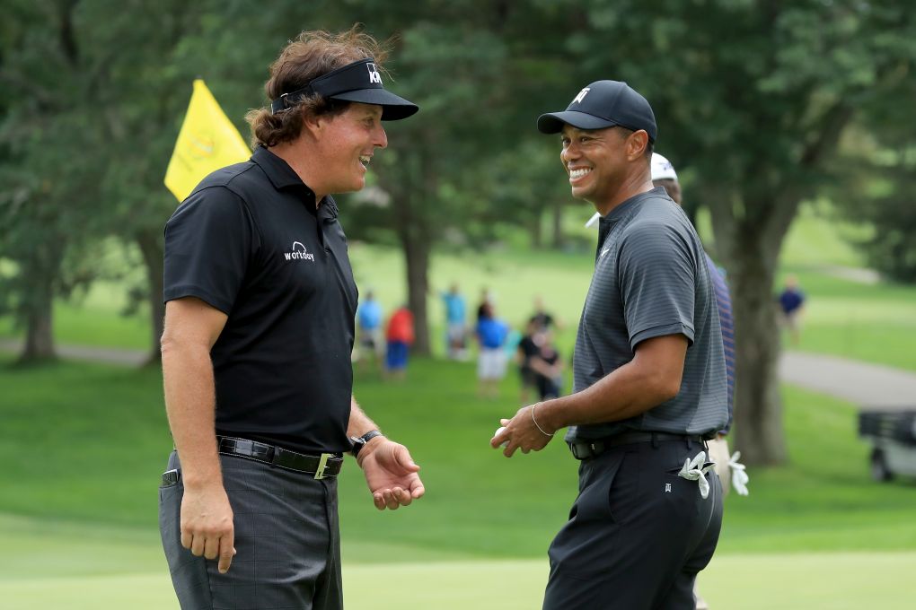 Tiger Woods a Phil Mickelson