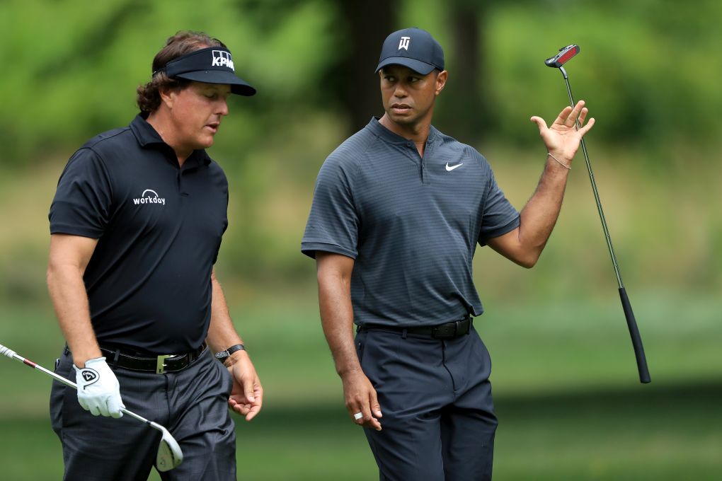 Tiger Woods a Phil Mickelson