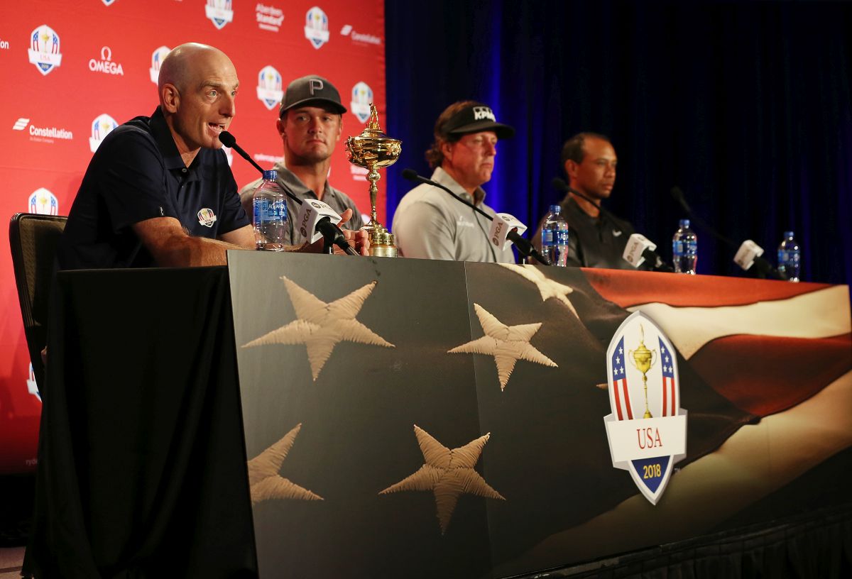 Jim Furyk oznamuje divoké karty USA pro Ryder Cup