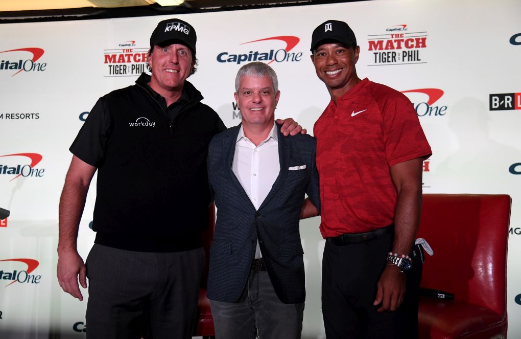 Tiger Woods a Phil Mickelson