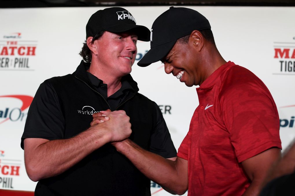 Tiger Woods a Phil Mickelson