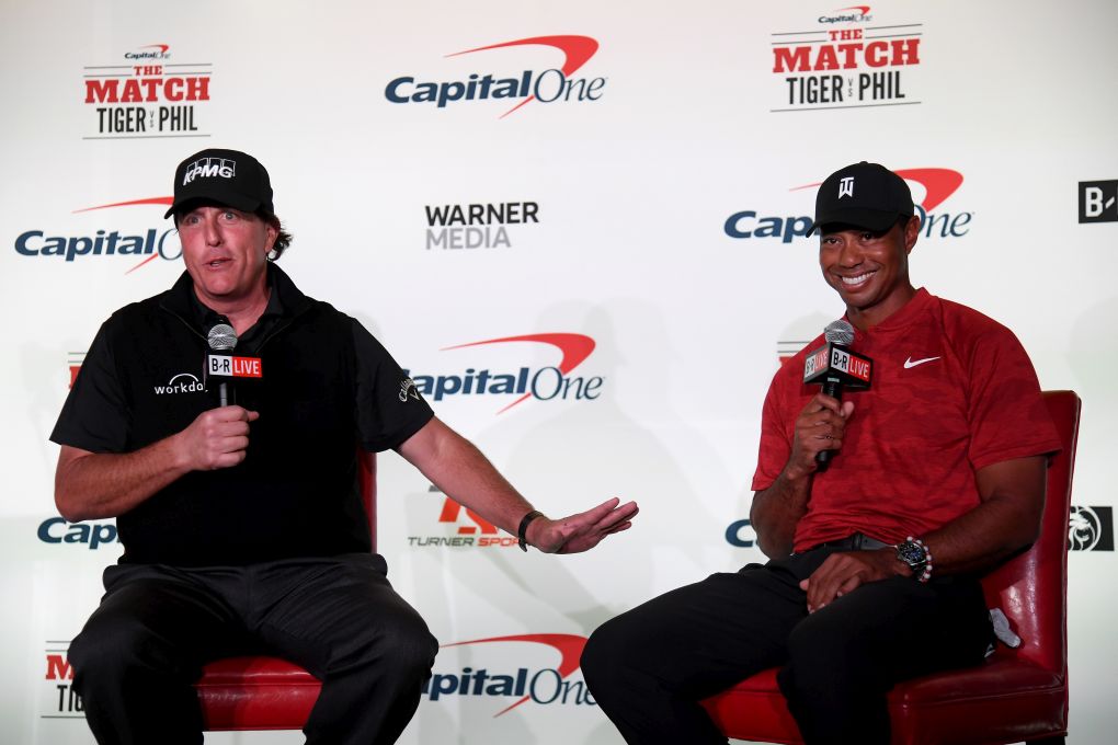 Tiger Woods a Phil Mickelson