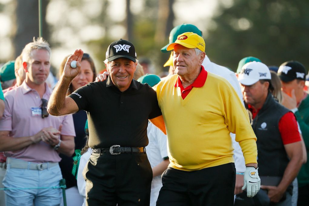 Jack Nicklaus a Gary Player na Masters 2019