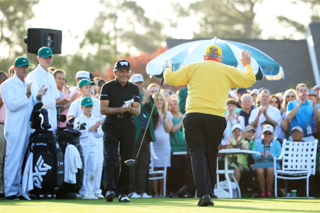 Jack Nicklaus a Gary Player na Masters 2019