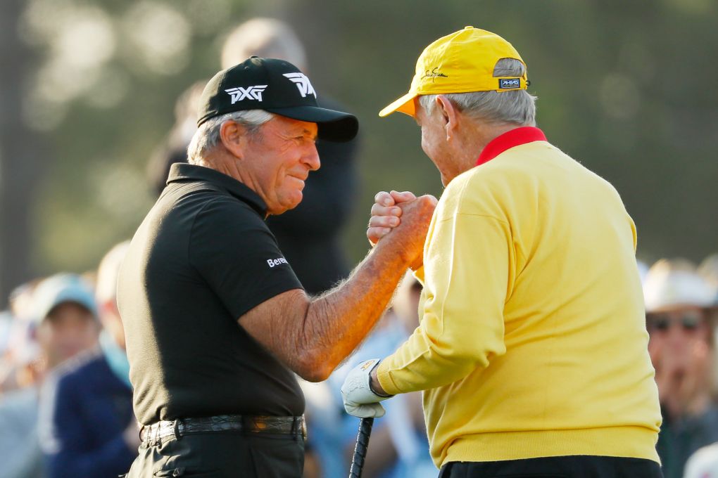 Jack Nicklaus a Gary Player na Masters 2019