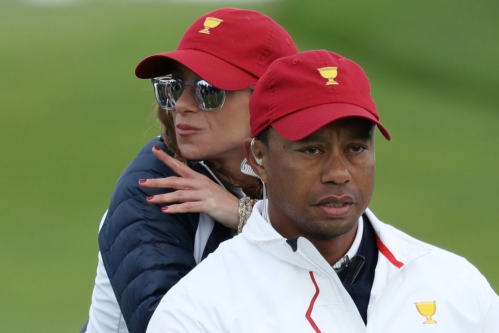 Erica Herman a Tiger Woods