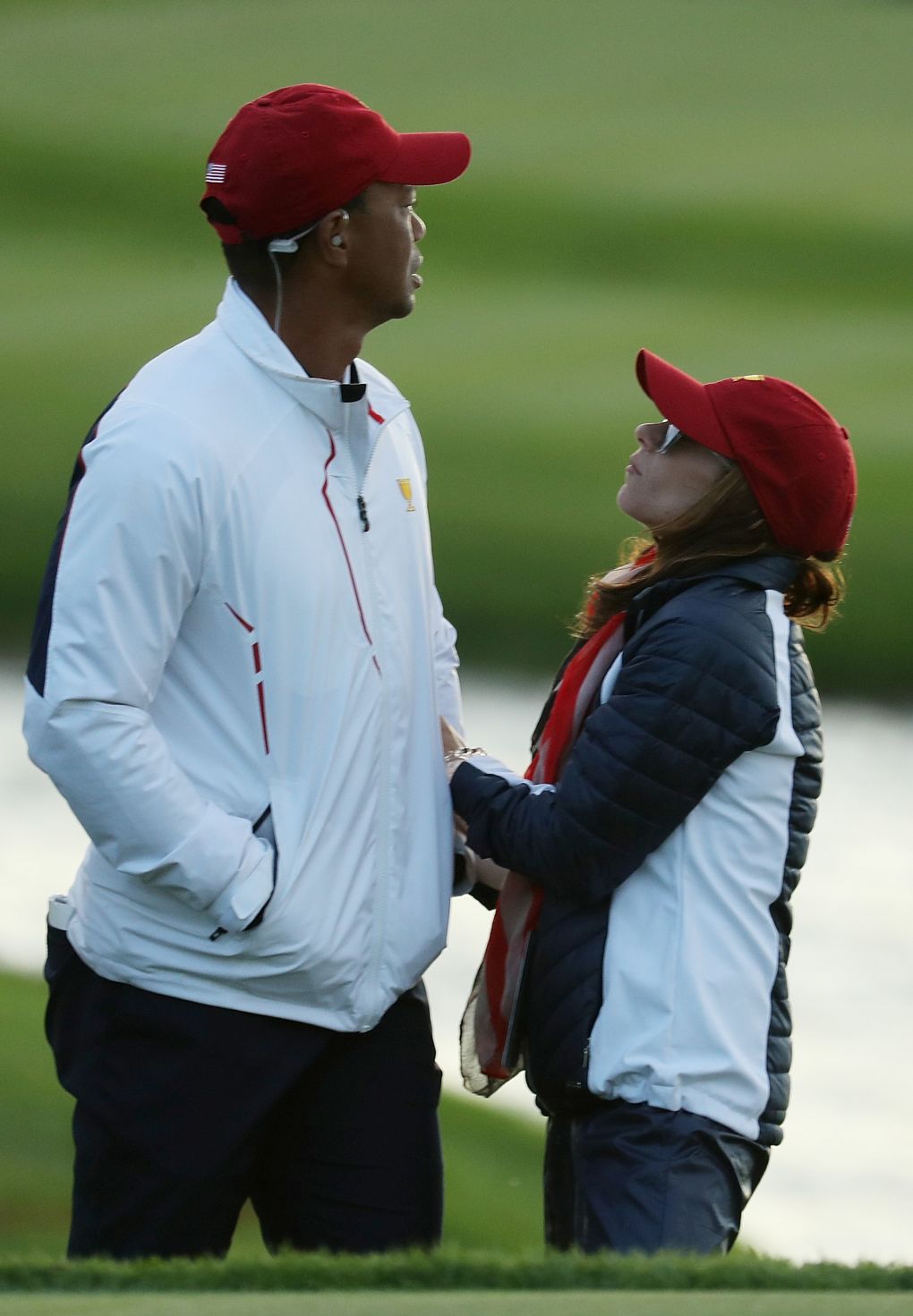 Erica Herman a Tiger Woods