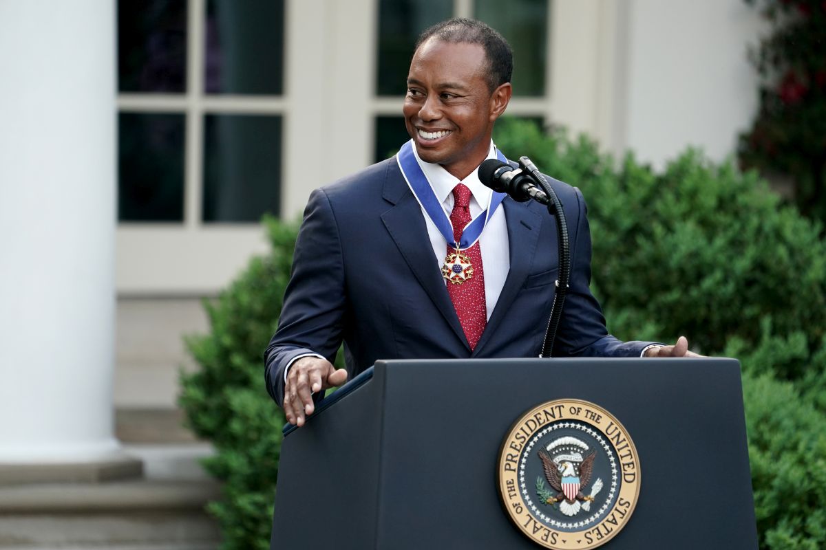 Tiger Woods a Donald Trump