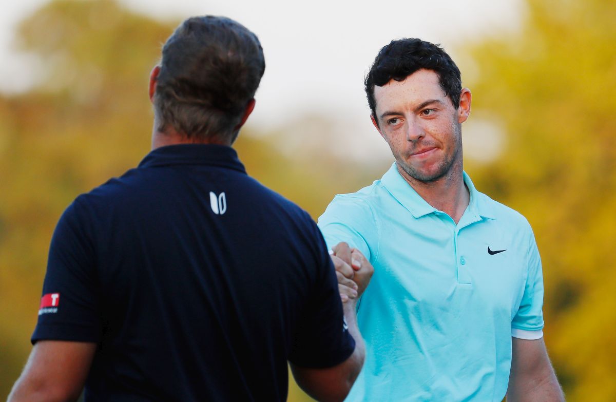 Rory McIlroy a Ryan Moore