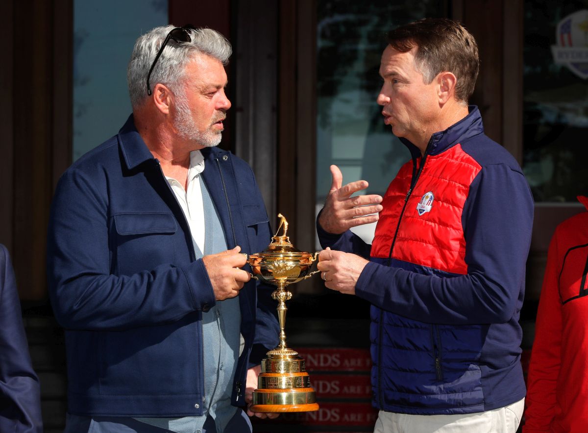 Darren Clarke a Davis Love III