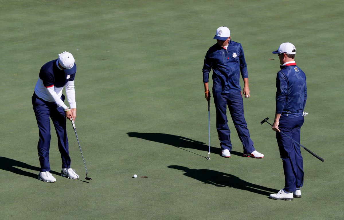 Jordan Spieth, Rickie Fowler a Zach Johnson