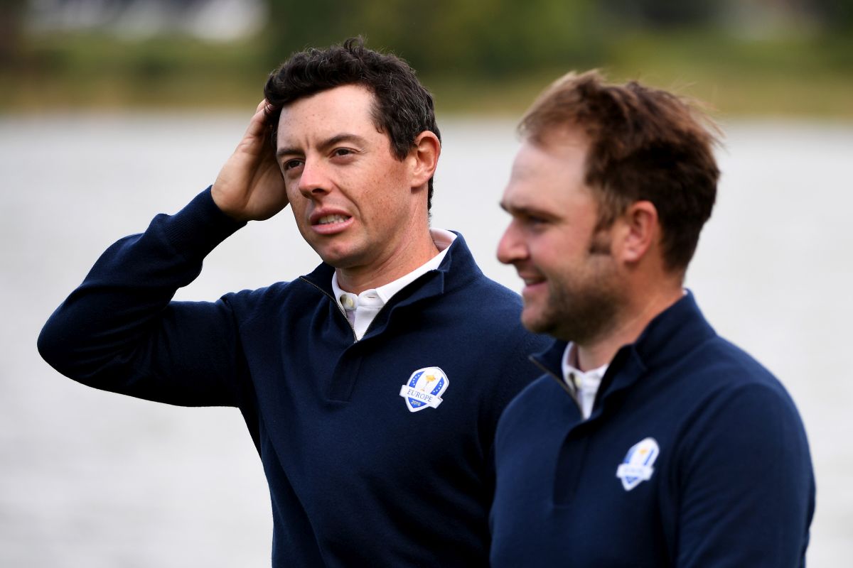 Rory McIlroy a Andy Sullivan