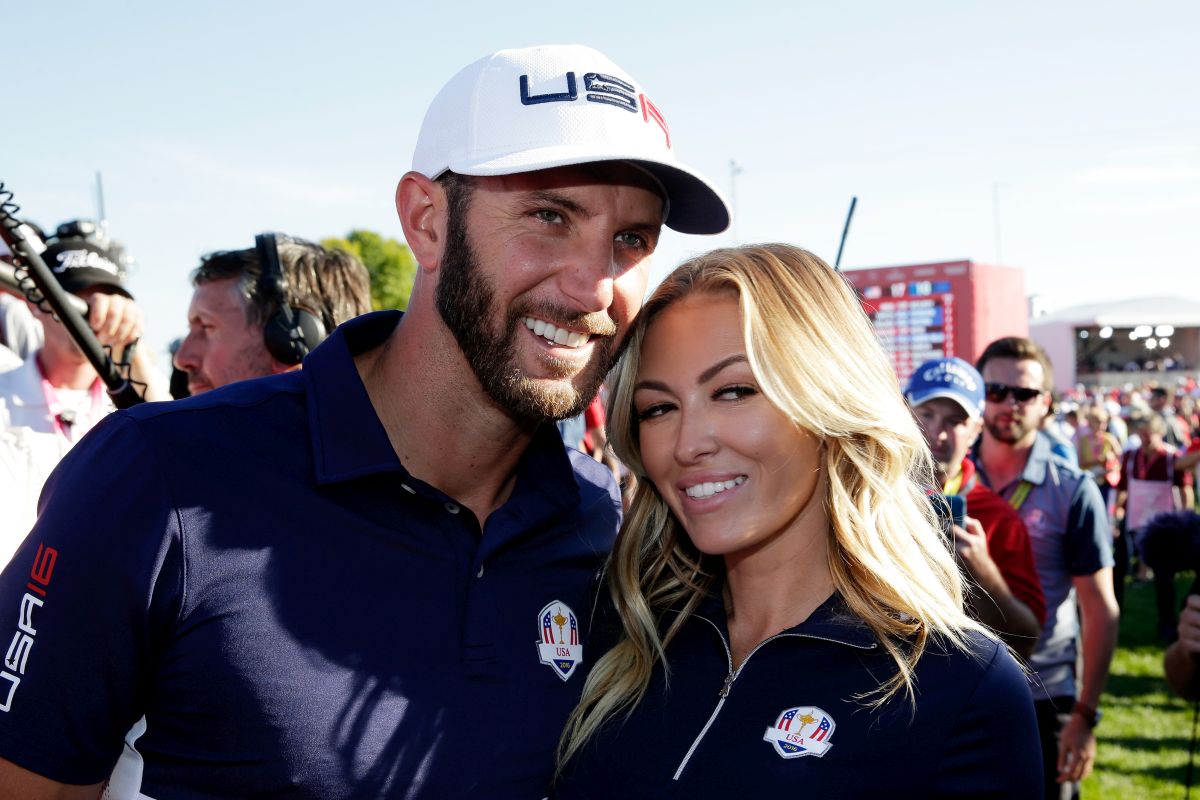 Dustin Johnson a Paulina Gretzky