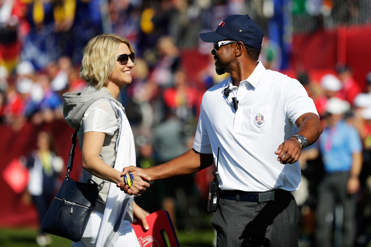 Tiger Woods a Emma Stenson