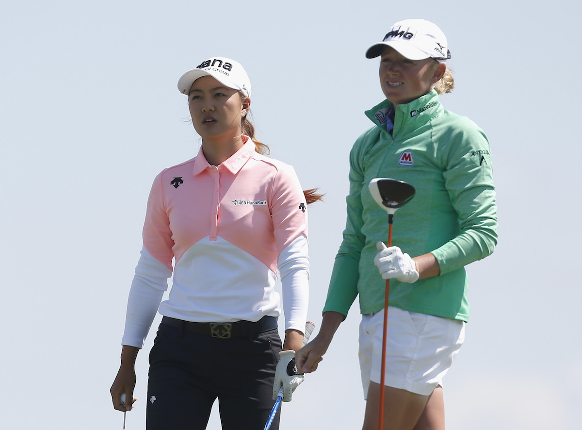 Minjee Lee a Stacy Lewis