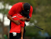 Tiger Woods a jeho syn Charlie